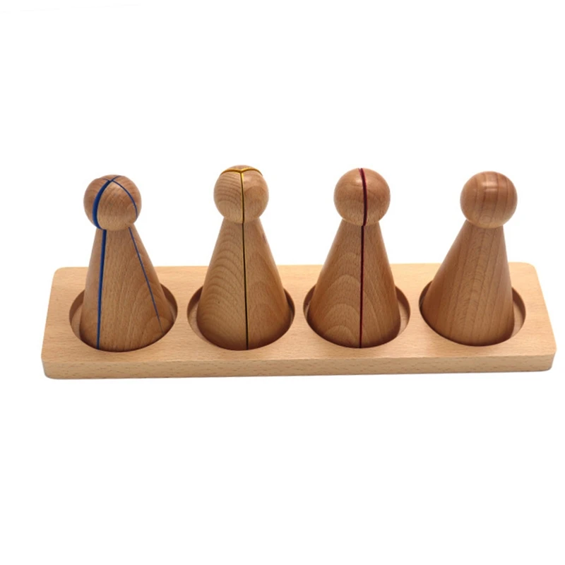 

Baby Sensory Toy Family Version Small Fraction Board with Tray Wooden Early Preschool Kids Educational Toy