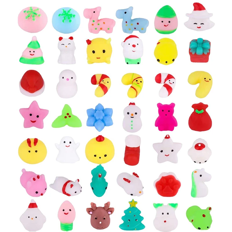 Bolas de masa para Navidad, 10 Uds., animales encantadores de descompresi&oacute;n, m&uacute;sica, regalos para ni&ntilde;os y adultos, mascota bonita-1
