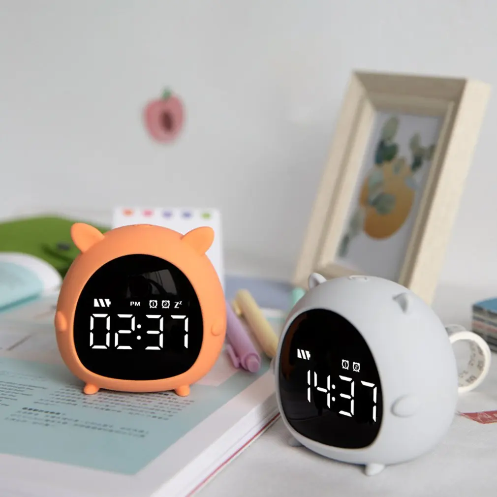 

Alarm Clock Kids Child Children Sleep Bedside Alarm Clock Digital Wake Up Temperature Snooze Timer Clock for Bedroom/Table/Desk