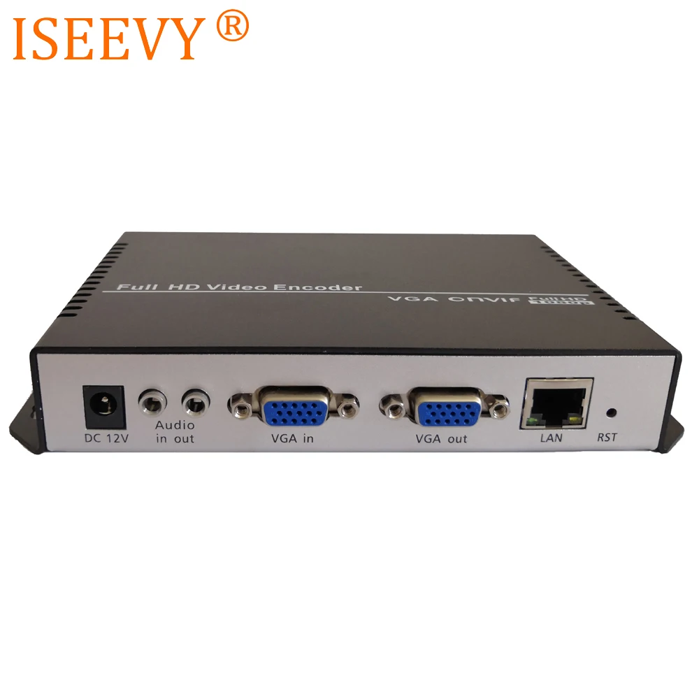 ISEEVY H.265 H.264 VGA видео кодировщик IPTV энкодер для прямой трансляции RTMP RTMPS SRT RTSP UDP HTTP и