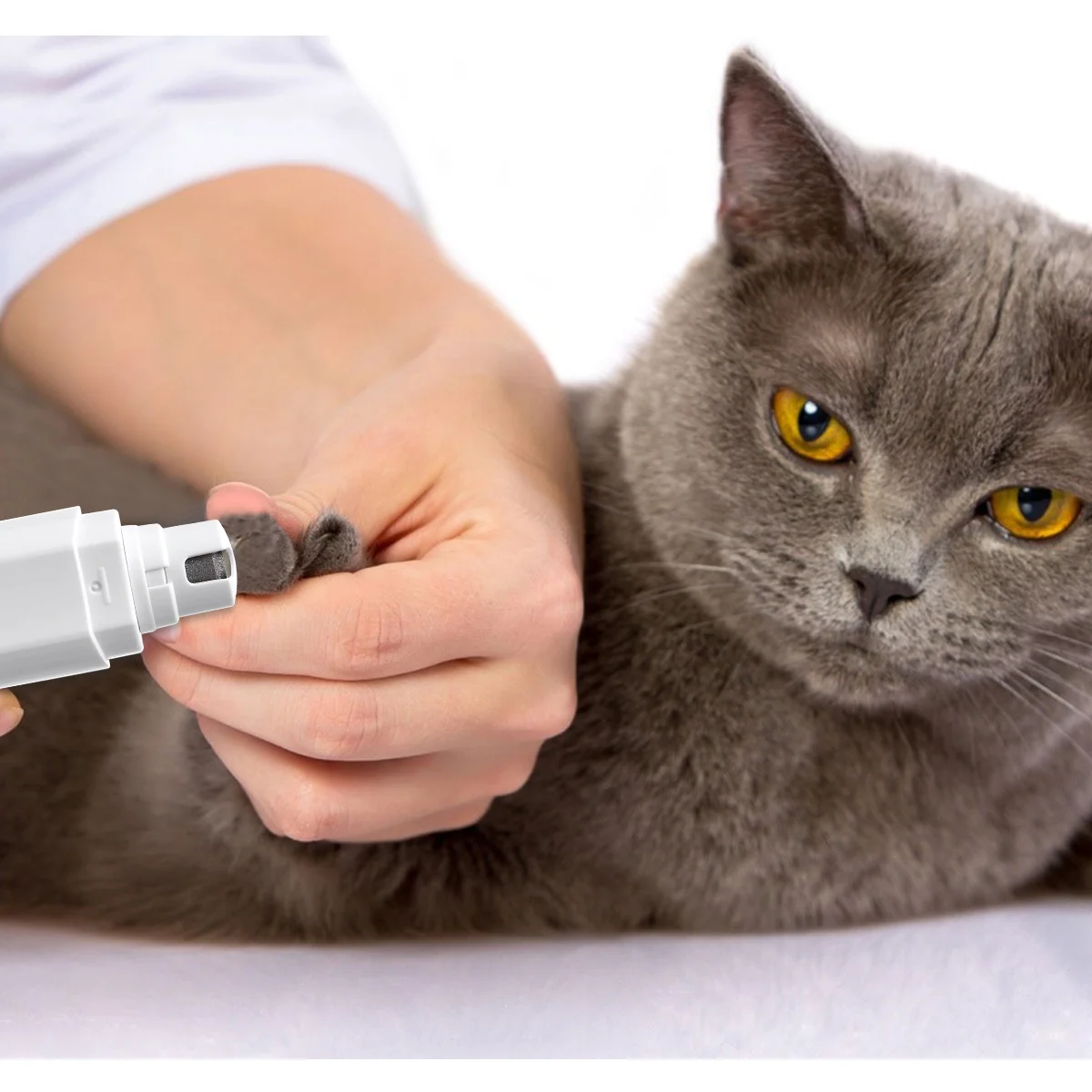 UEETEK Electric Pet Nail Grinder with Rechargeable Lithium Battery Painless Grooming Trimmer Clipper for Dog Cat Rabbit and | Дом и сад