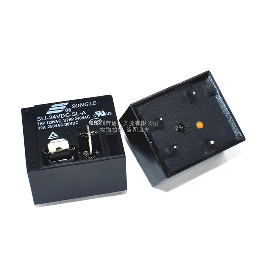 10 шт./лот Мощность реле SLI-05VDC 12VDC 24VDC-SL-A 5 В 12 24 постоянного тока 4PIN 30A HF2160 |