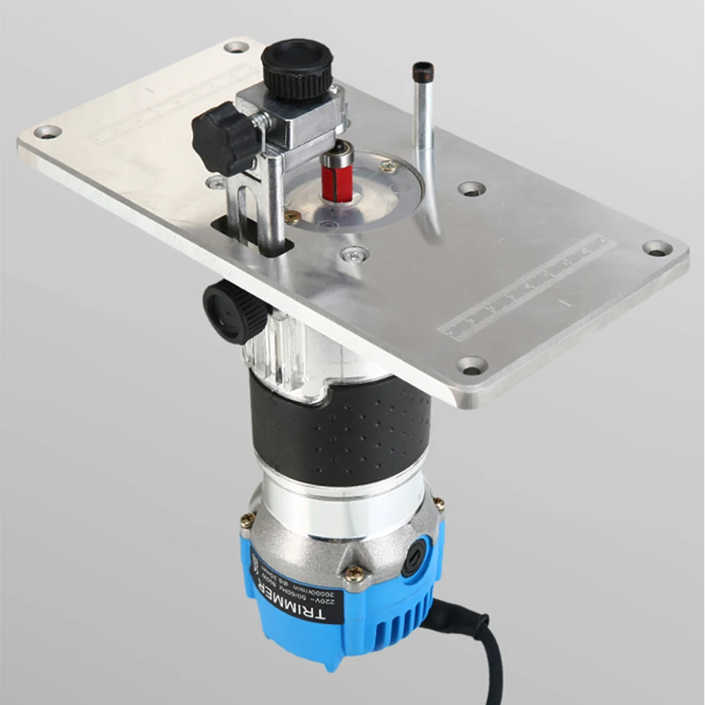 

800W Woodworking Electric Trimmer Wood Milling Engraving Slotting Trimming Machine Carving Machine DIY Router Wood Dropshipping