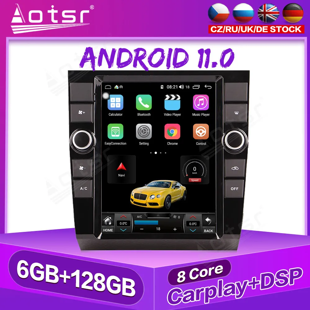 

Android 11 Car GPS Navigation For Audi A4 2002-2008 Auto Stereo Multimedia Radio Video Player Carplay Tape Headunit DSP 4G SIM