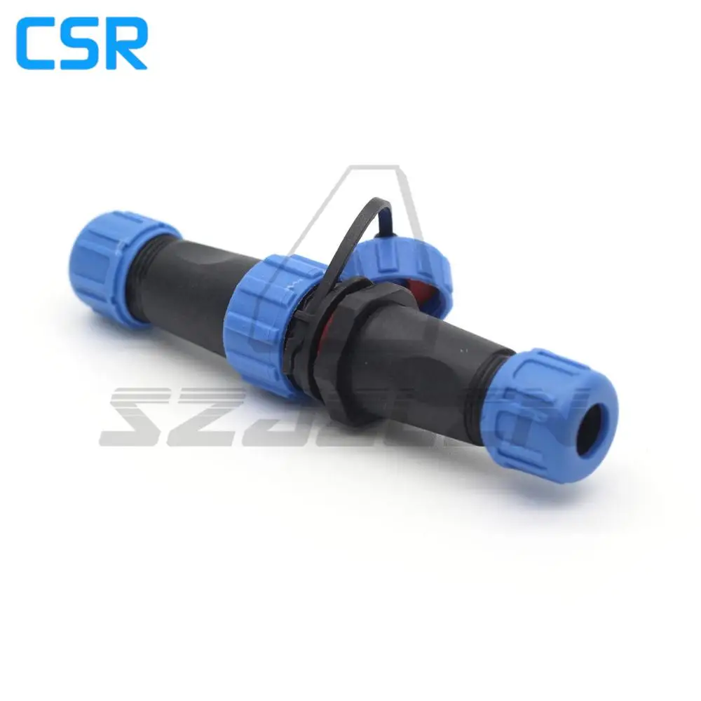 SP13 водонепроницаемые разъемы 2 pin соединитель провода в провод круглые разъем