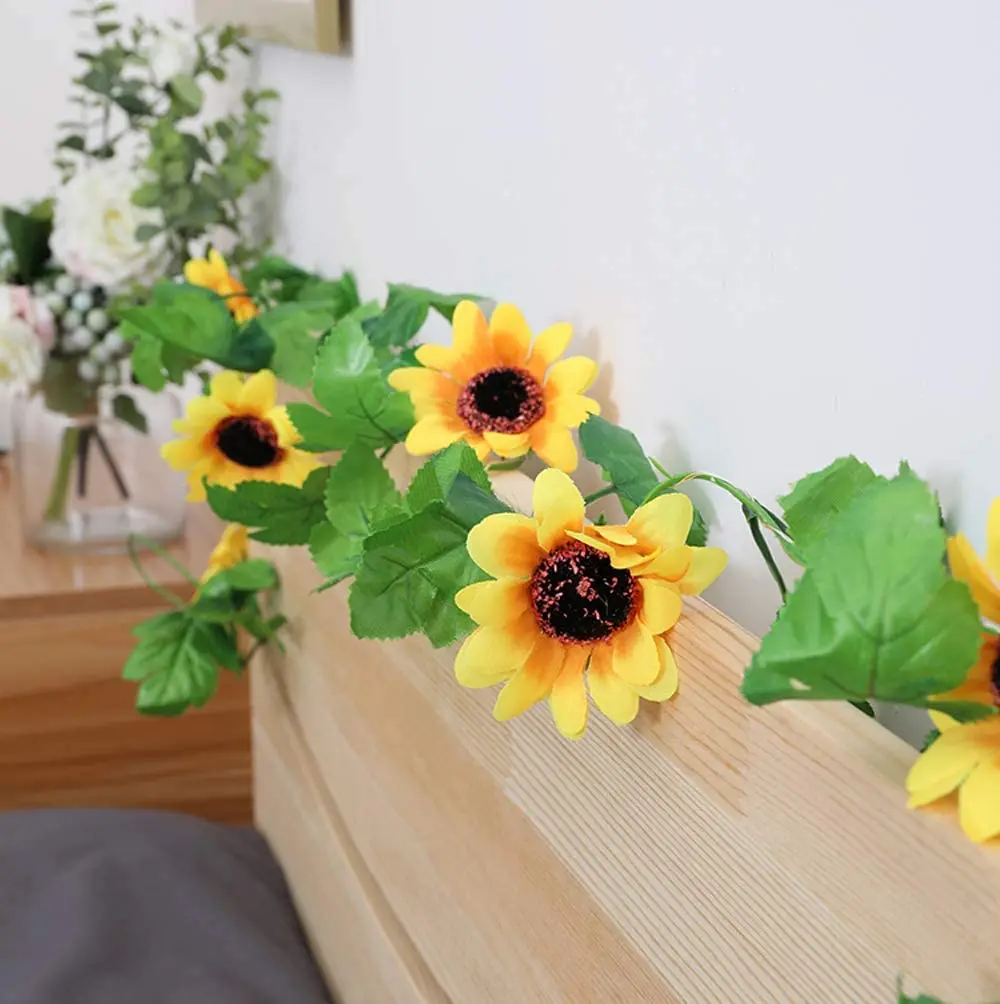 2 м 20 светодиодов искусственная Цветочная лоза гирлянды светодиодные светильник