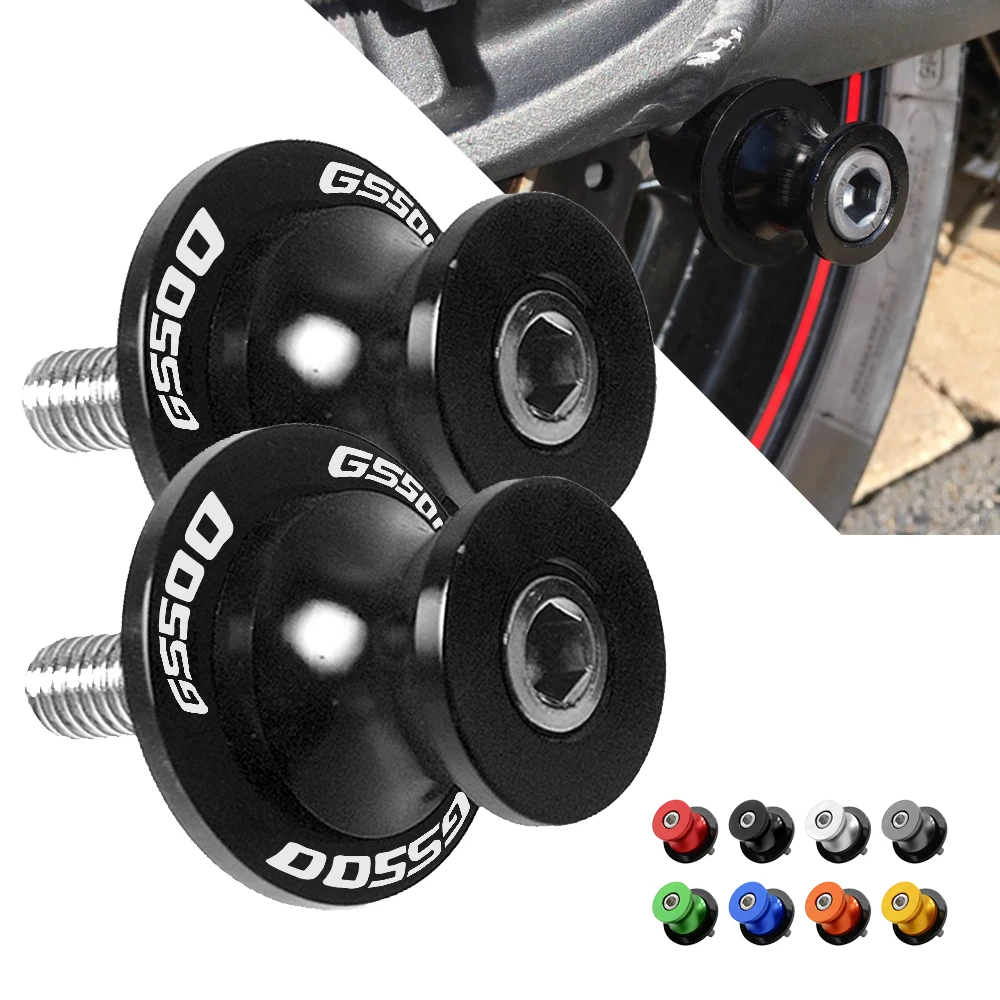 

8MM For SUZUKI GS500 GS500E GS500 E 1995-1999 1996 1997 Motorcycle Swingarm Spools Slider Swing Screw Sliders Spools Stand Arm