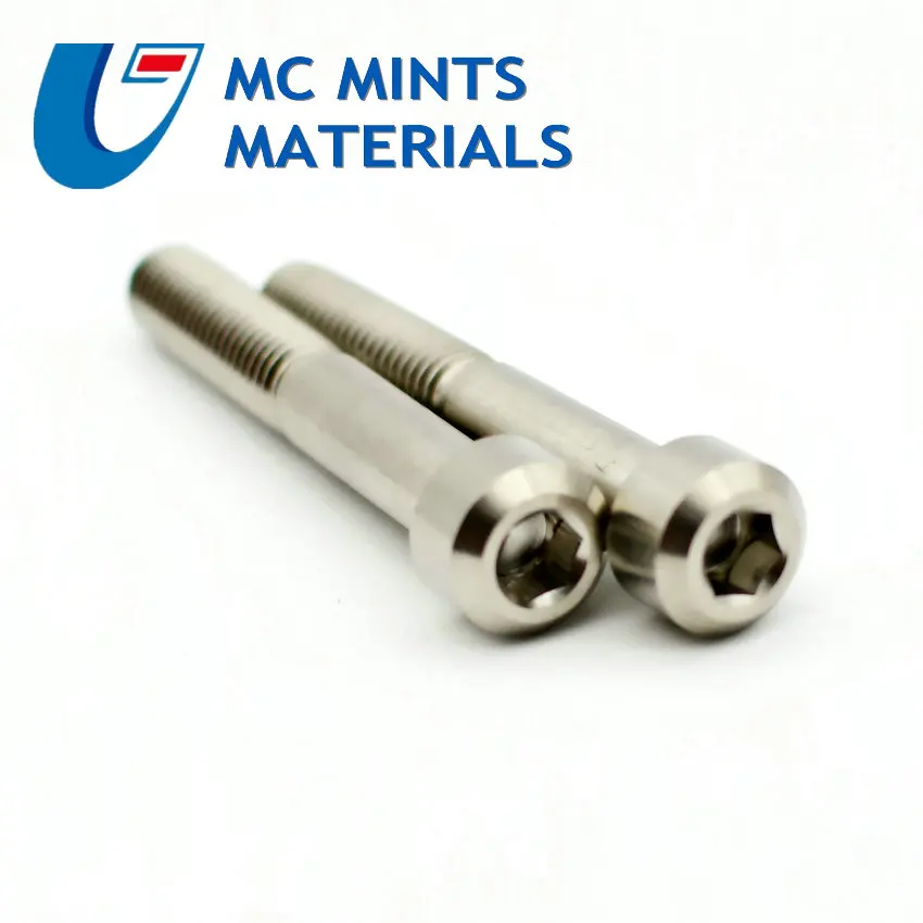 Титановые болты для Ti M8 X15 20 25 30 35 40 45 50 55 60 65 70 80 мм шестигранный ключ торцевой головкой винт для велосипеда мотоцикла автомобиля запчасти