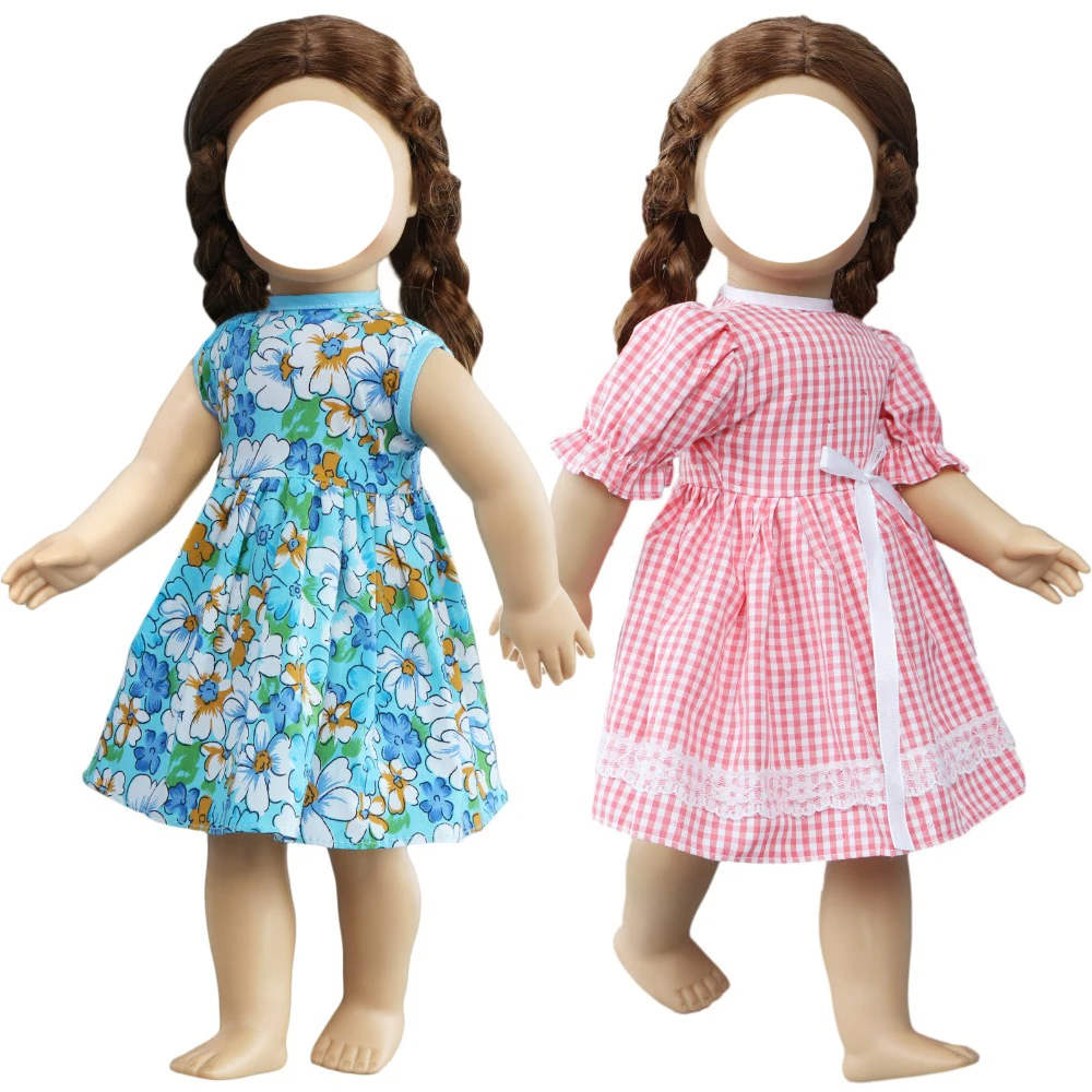 Модная обувь ручной работы кружевное платье в кукольном стиле для 18 дюймовой