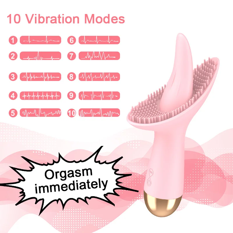 Guimi оральный Вибратор Интимные Игрушки для женщин G Spot стимуляции клитора