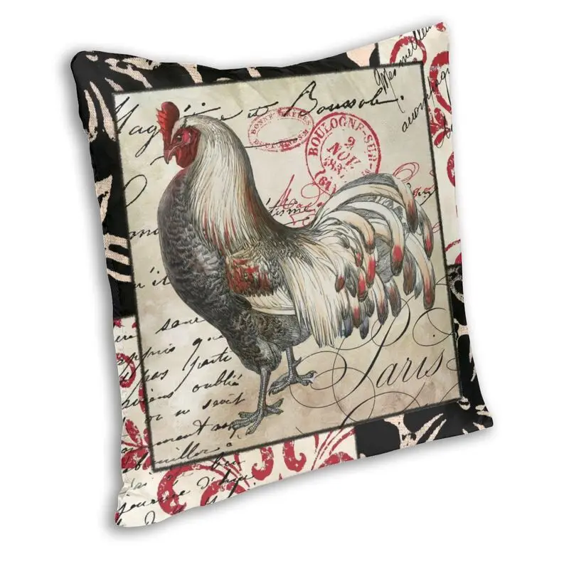 Винтажный чехол для подушки петуха домашние декоративные с животными