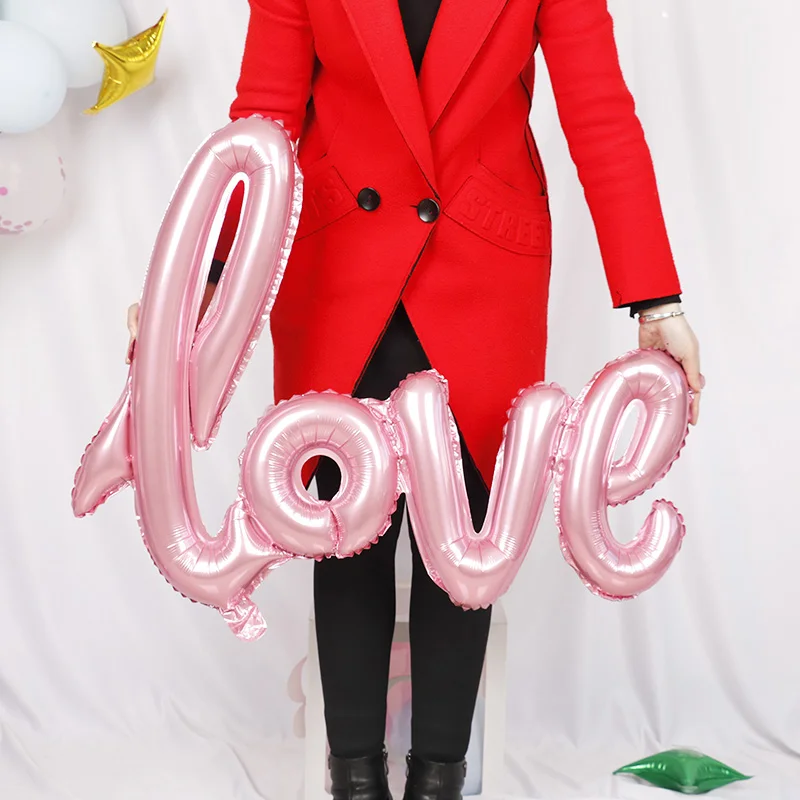 Воздушный шар из фольги в виде надписи LOVE|Воздушные шары и аксессуары| |