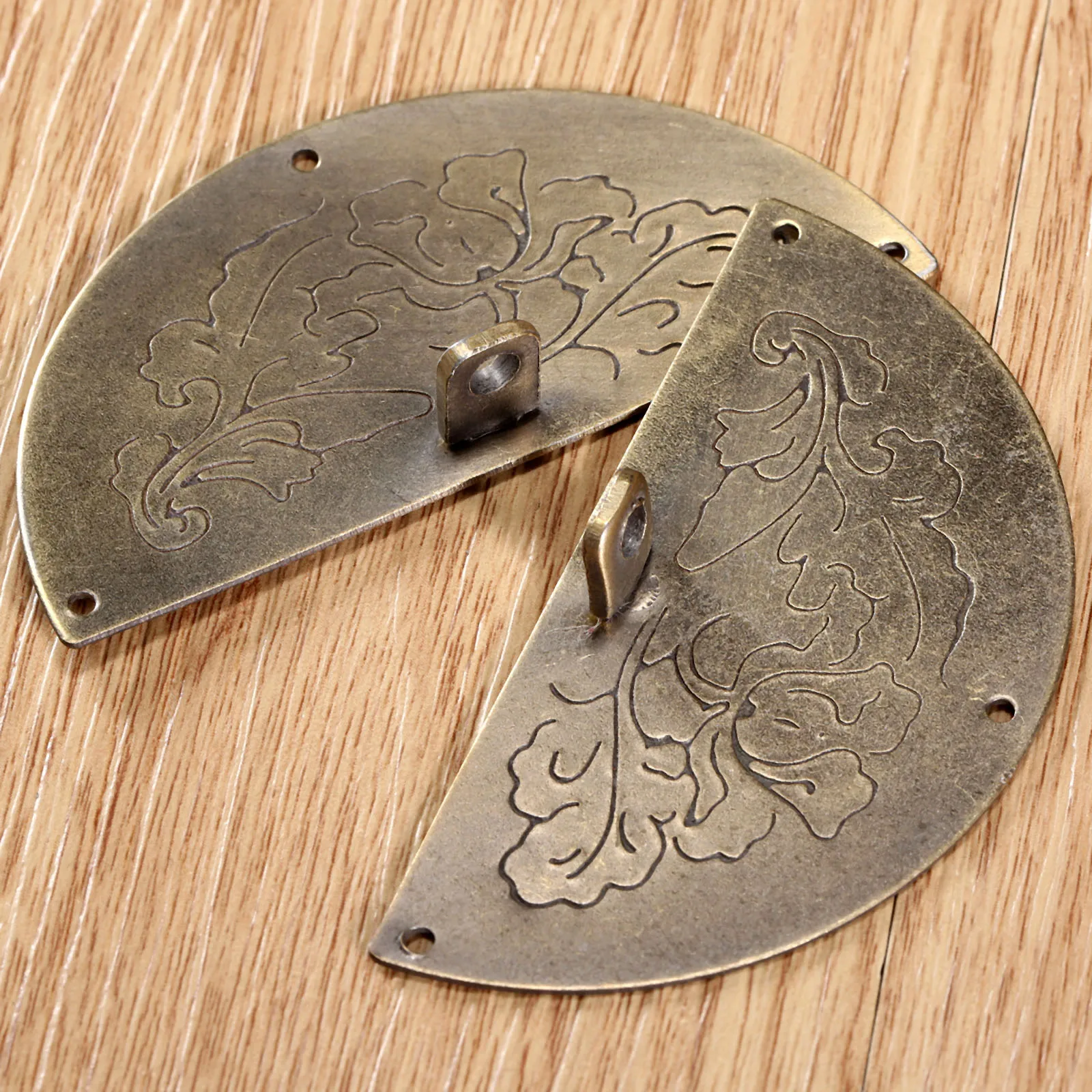 Antique Bronze Retro Chinese Ancient Furniture Door Lock Latch Plate Handle Pulls Knocker for Drawer Cabinet Cupboard JewelryBox |