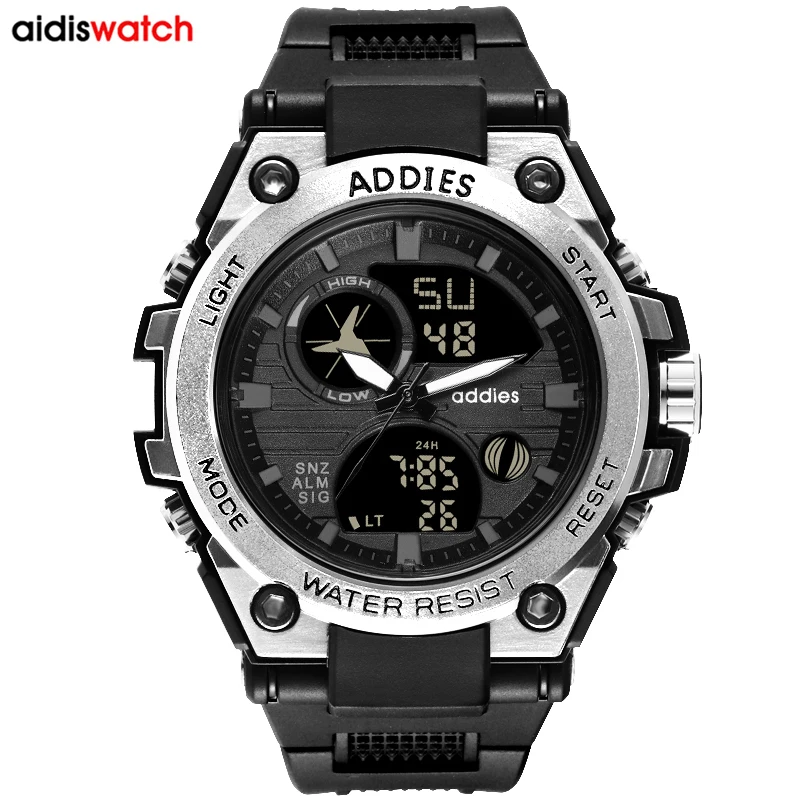 ADDIES топ роскошные часы Для мужчин в стиле милитари s Водонепроницаемый