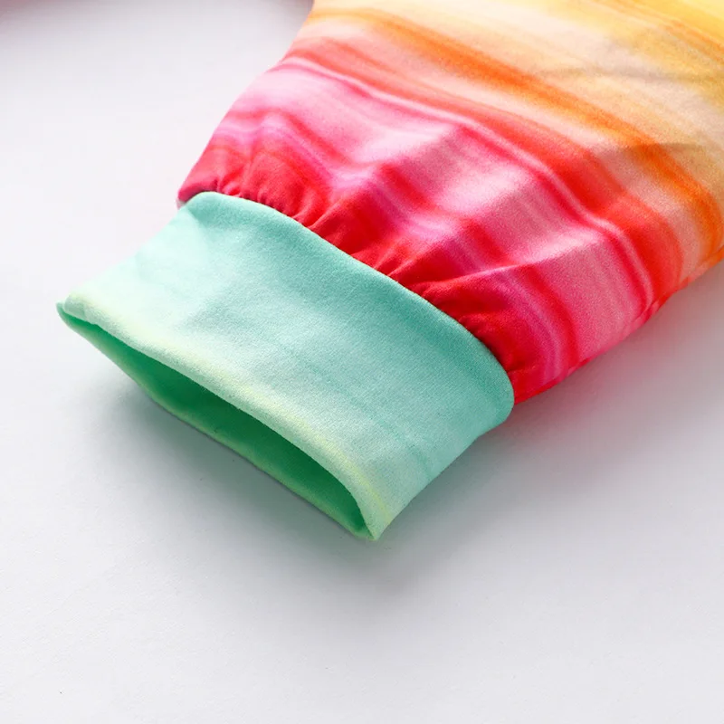 

Ins New Children's Clothing Newborn Summer Sleeveless Rainbow One-piece Romper Infant Baby Boys Girls Cute Climbing Jumpsuit Out