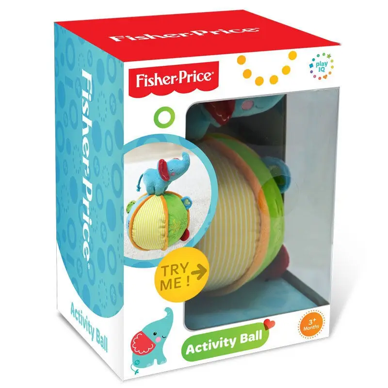 FISHER PRICE Детский слон детский ручной шар плюшевая кукла игрушка Новорожденный