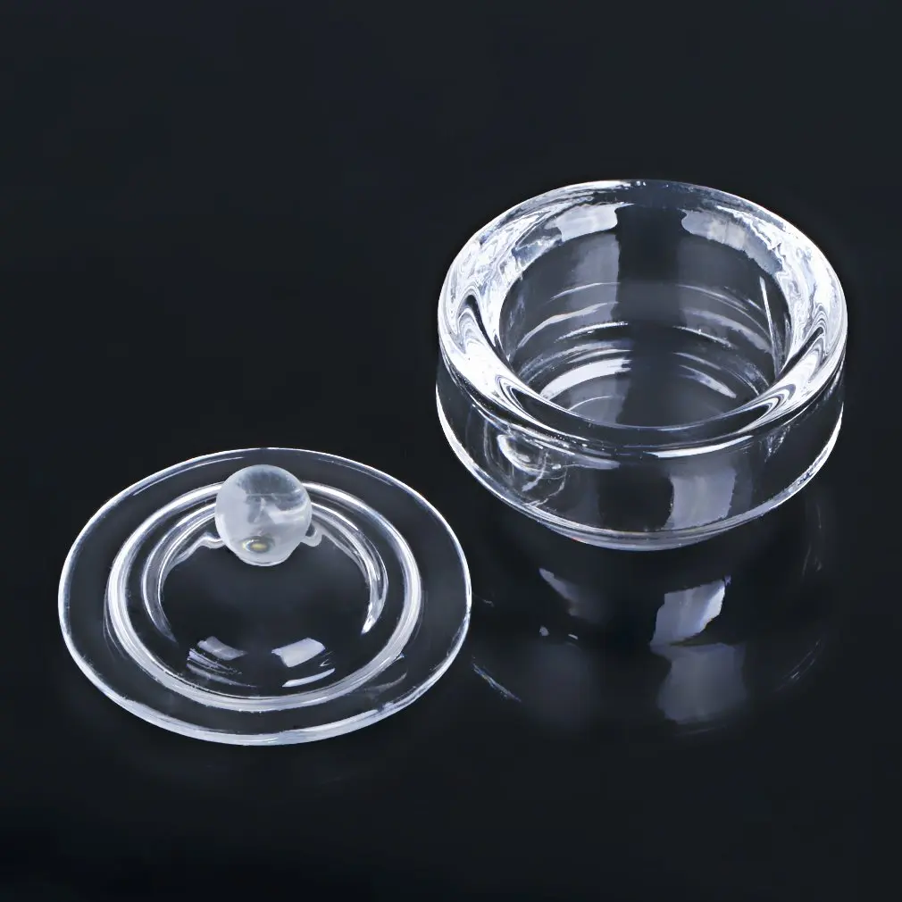 Профессиональный дизайн ногтей акриловое Хрустальное стекло контейнер с