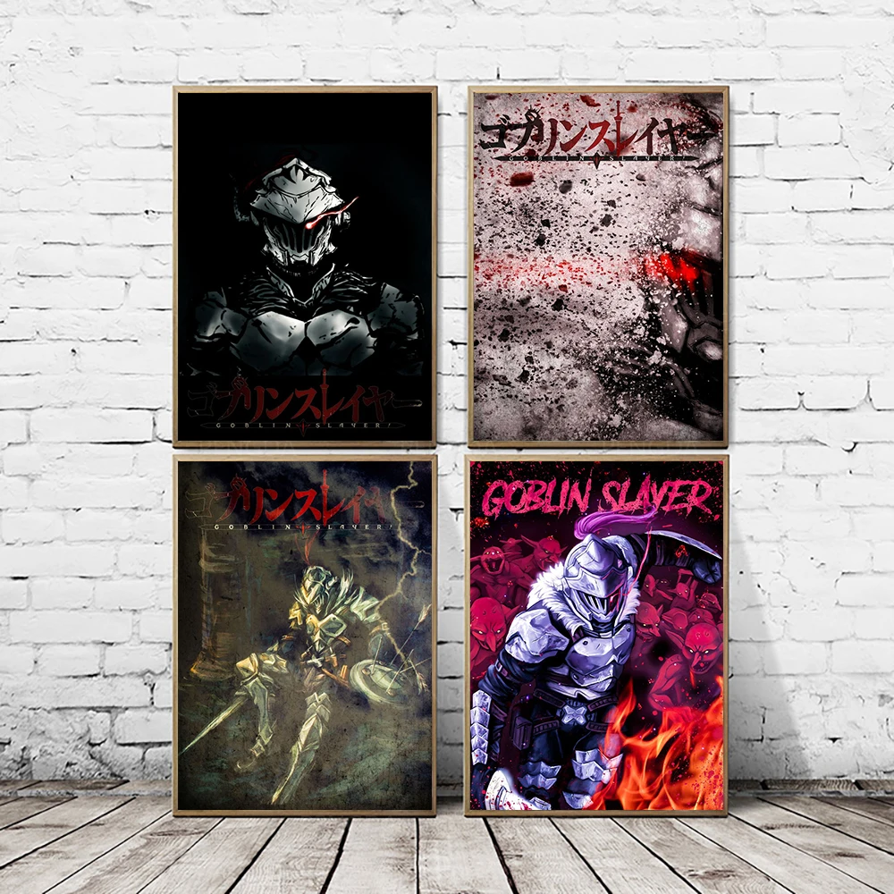 

Goblin Slayer Anime Pictures Modern Canvas HD Prints Posters Painting Wall Art Modular Nordic Style Living Room Home Decor Frame