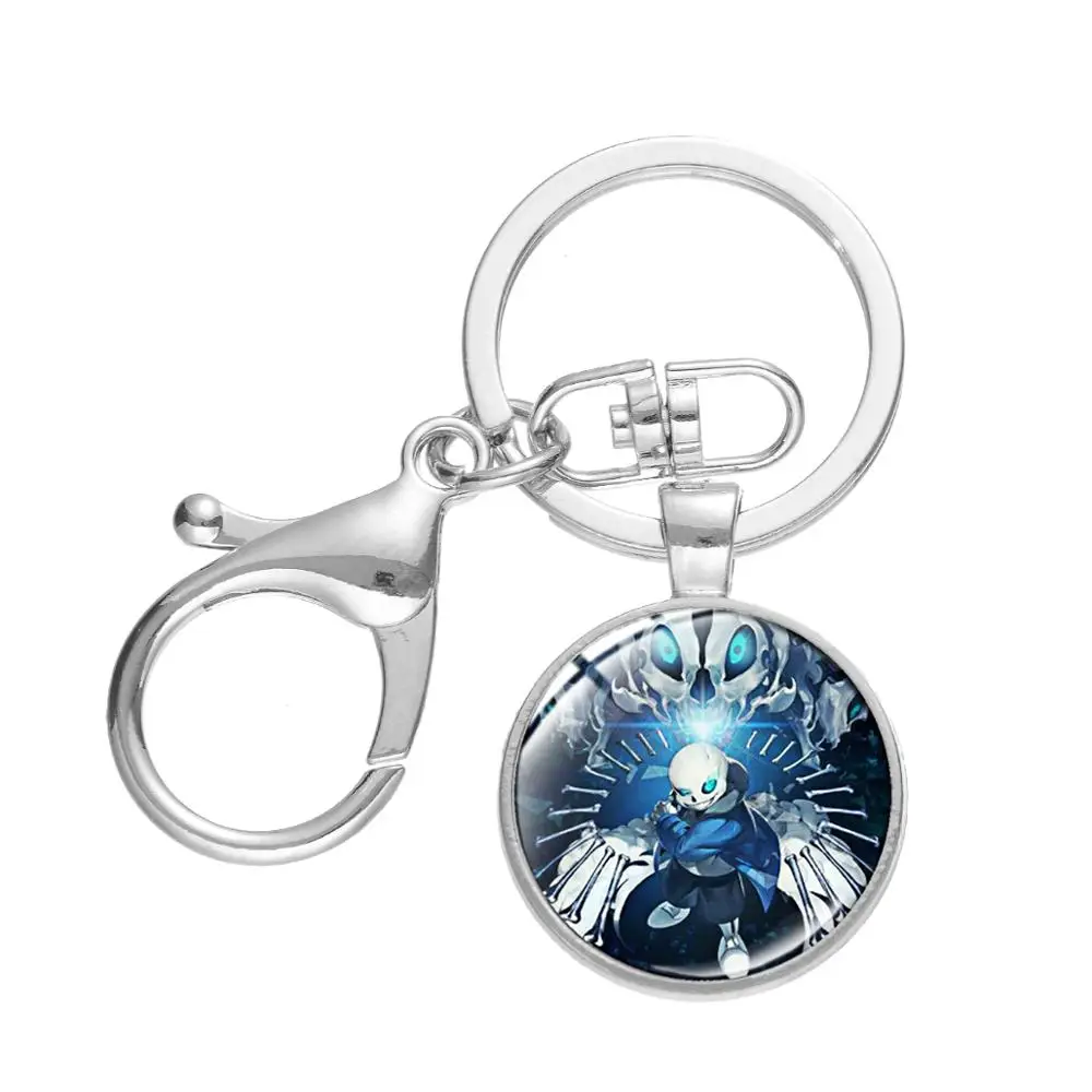 Модный Аниме игра Undertale брелок мультфильм Санс искусство постер стекло кабошон