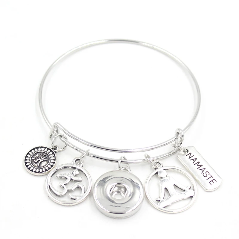 Ручной работы плетеный браслет ручной Liobonar кнопки браслеты с подвесками