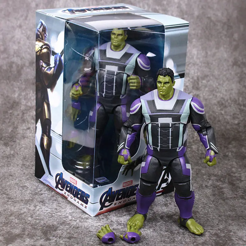Disney Marvel игрушки 20 см Мстители квантовый костюм Халк фигурка куклы ПВХ подвижная