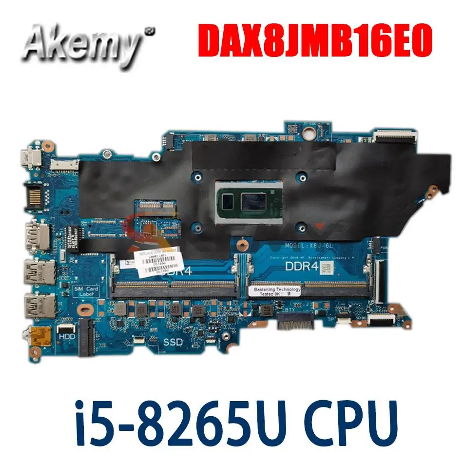 

L44883-601 L44883-501 для HP ProBook 440 G6 450 G6 материнская плата для ноутбука DAX8JMB16E0 с процессором I5-8265U DDR4 100%