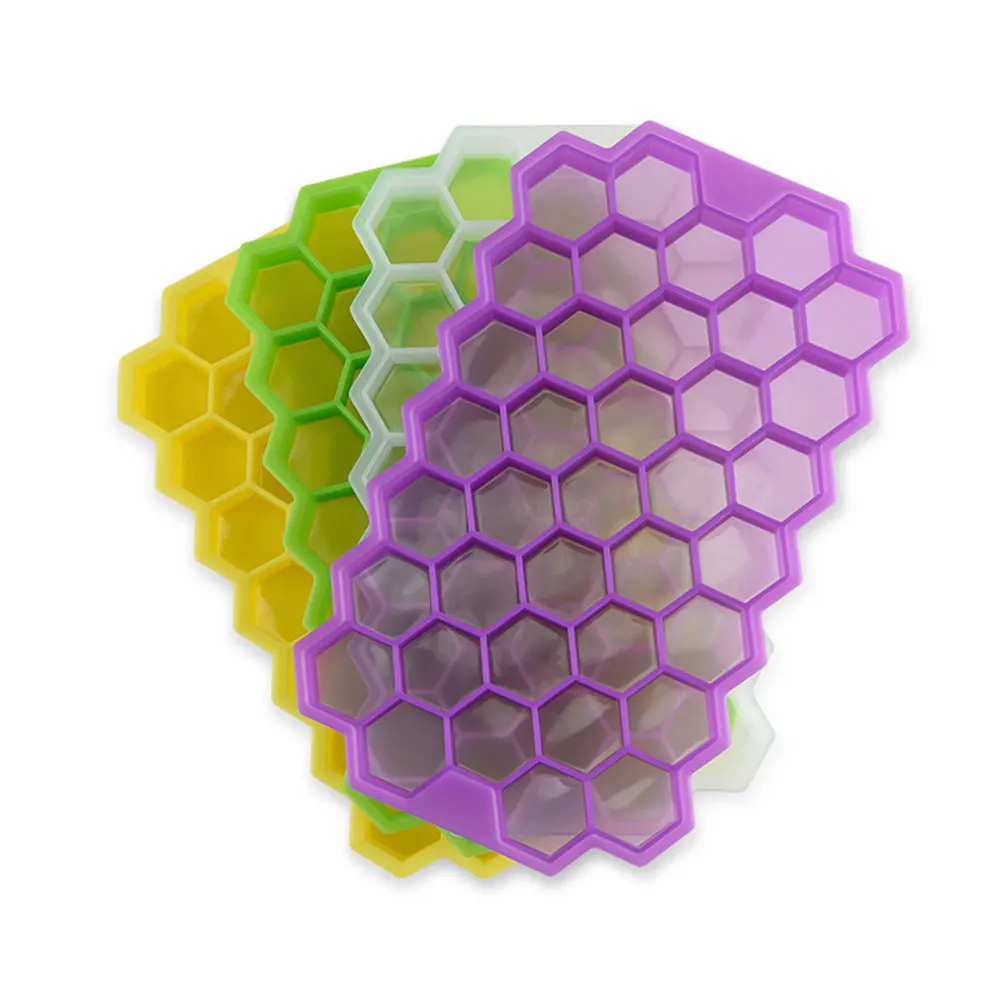 Сотовая 37 кубов силиконовая форма льда кубик лотка для приготовления