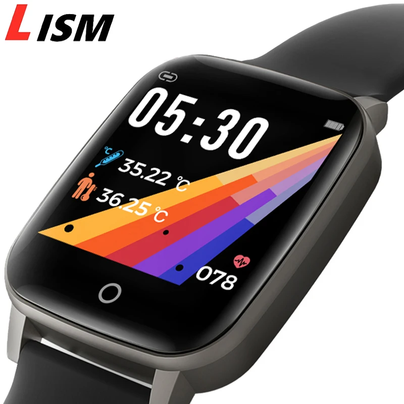 

ЛМС T1 температуру тела умные часы для женщин с человеком-пауком и длинными работы в режиме ожидания браслет-измеритель пульса гипертермии о...