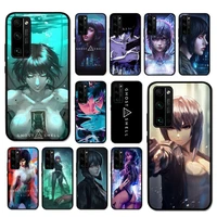 ghost in the shell phone case for huawei honor v30 30 9x 7a pro view 20 10 9 lite 10i 8c 8x 5a play cover