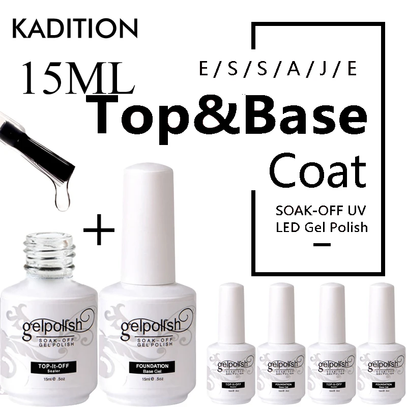 15 мл верхнее покрытие гель отмачиваемый УФ для дизайна ногтей основа и грунтовка