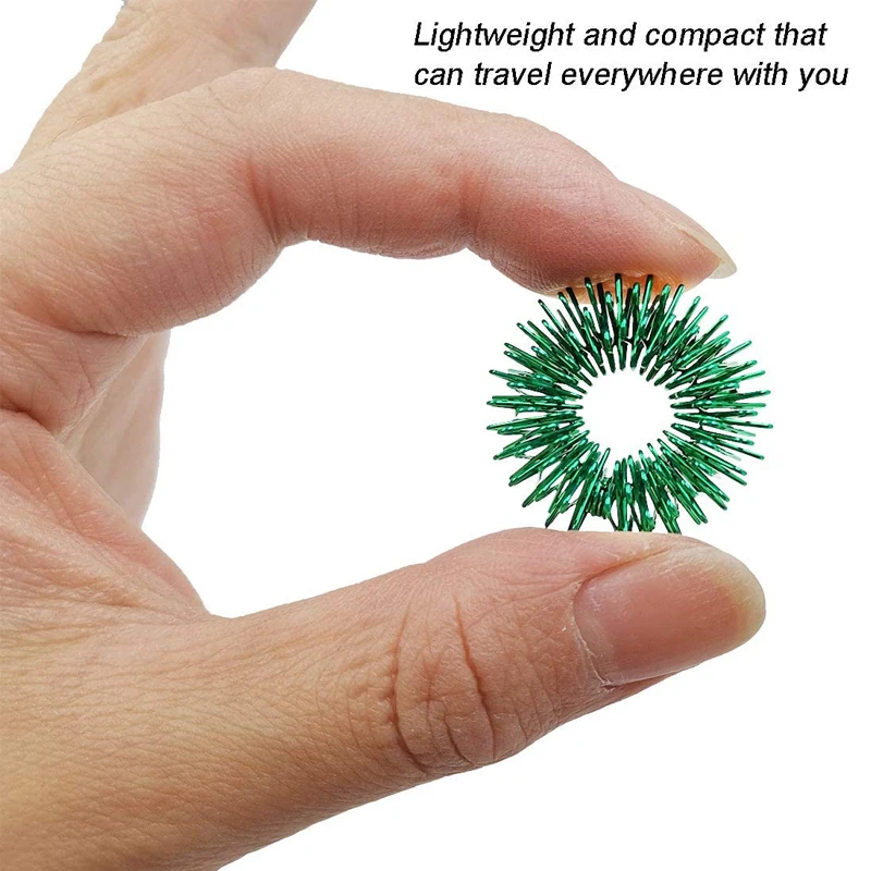 Кольца с шипами для сенсорного массажа рук традиционные обезболивающие кольца