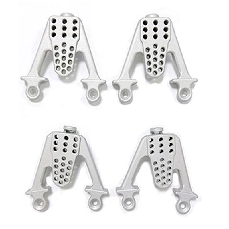 

8PCS Metal Rear & Front Shock Mount LIFT Shocks for Axial SCx10 1/10 RC Crawler Shock Absorber,Silver & Black