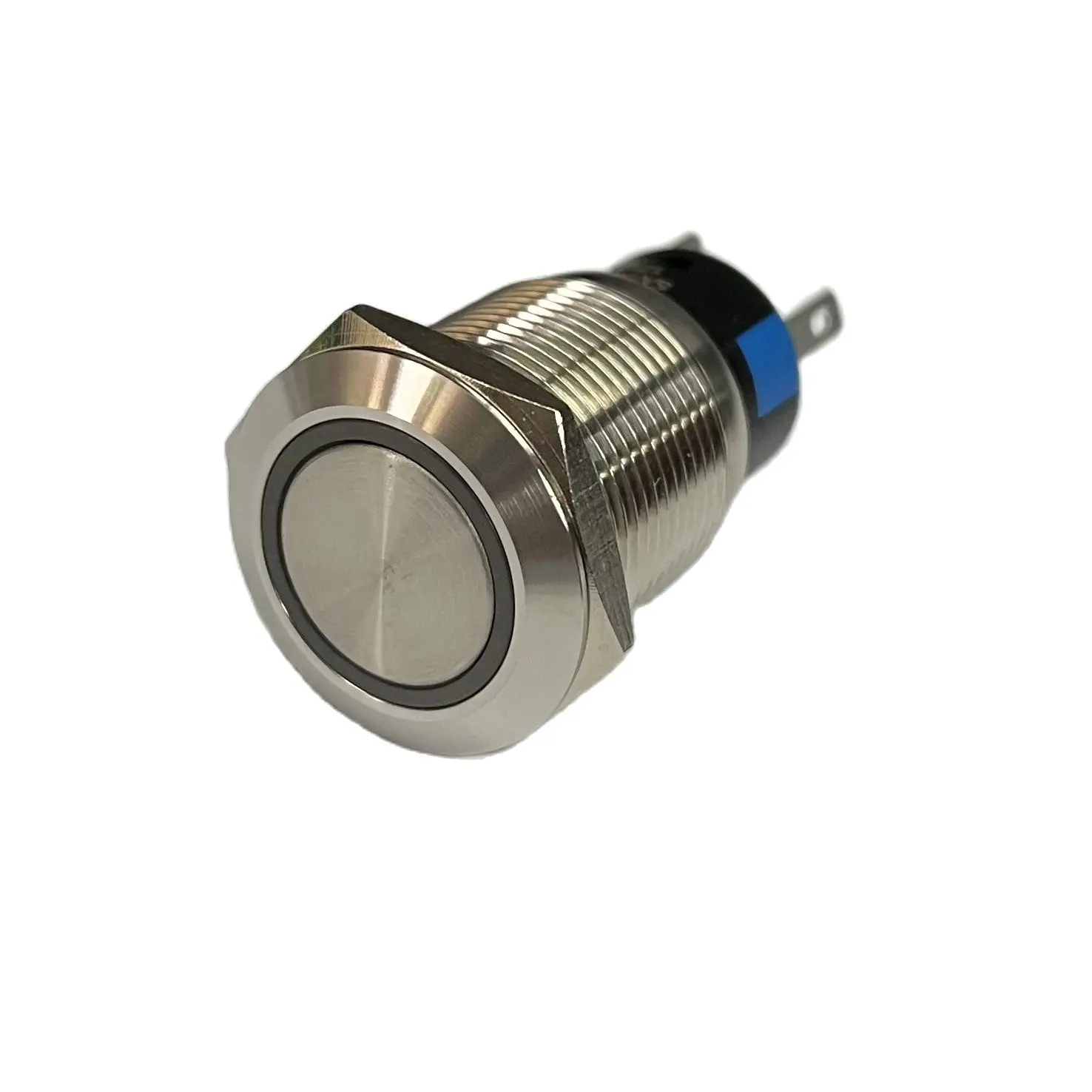 Светодиодный водонепроницаемый кнопочный переключатель из нержавеющей стали 19
