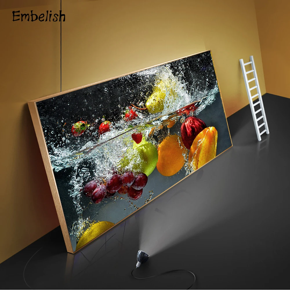 1 шт. Горячие свежие фрукты овощи в воде кухонный домашний Декор большие