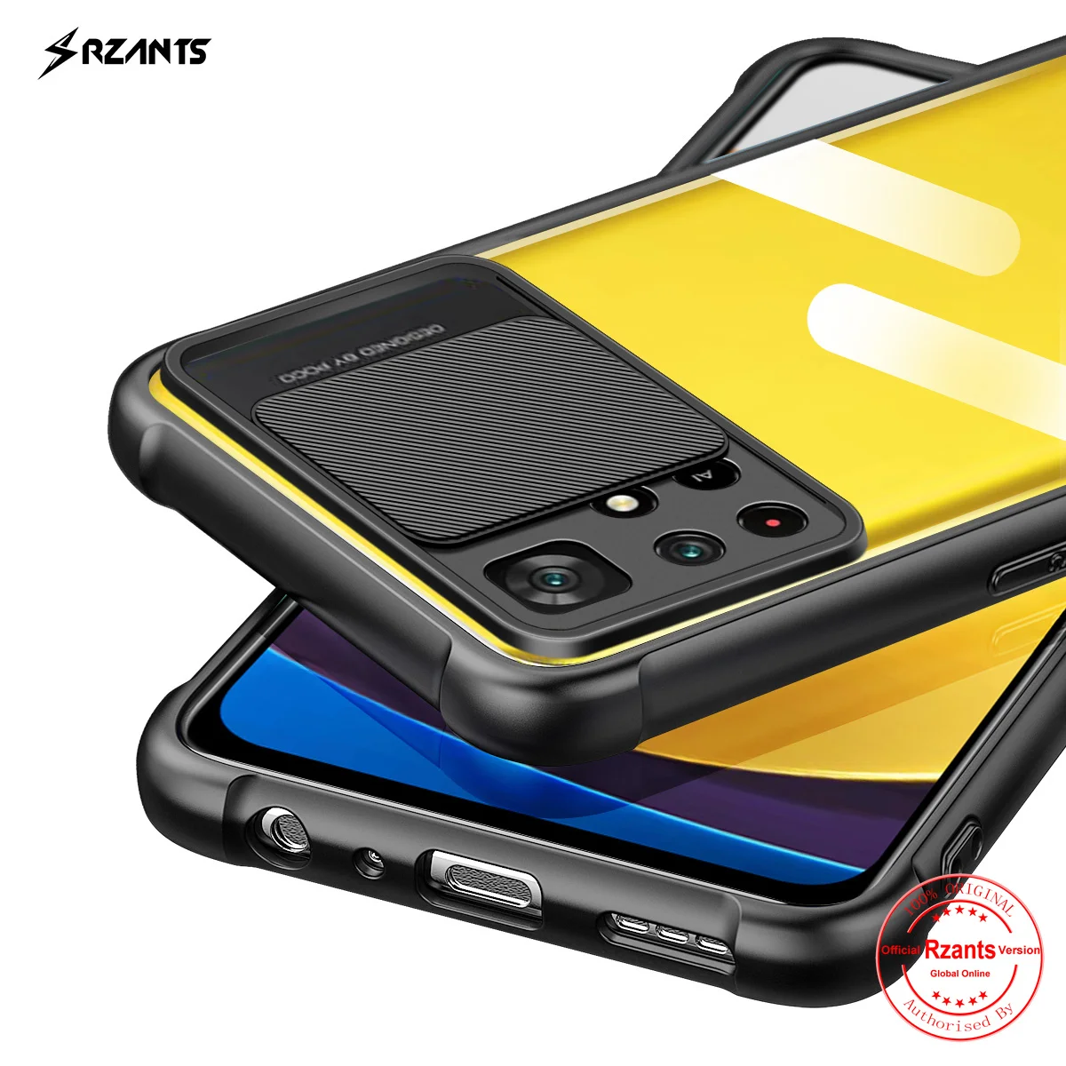

Rzants For Xiaomi POCO M4 PRO 5G Case Soft [Lens Protection] Air Bag Conor Clear Cover Casing