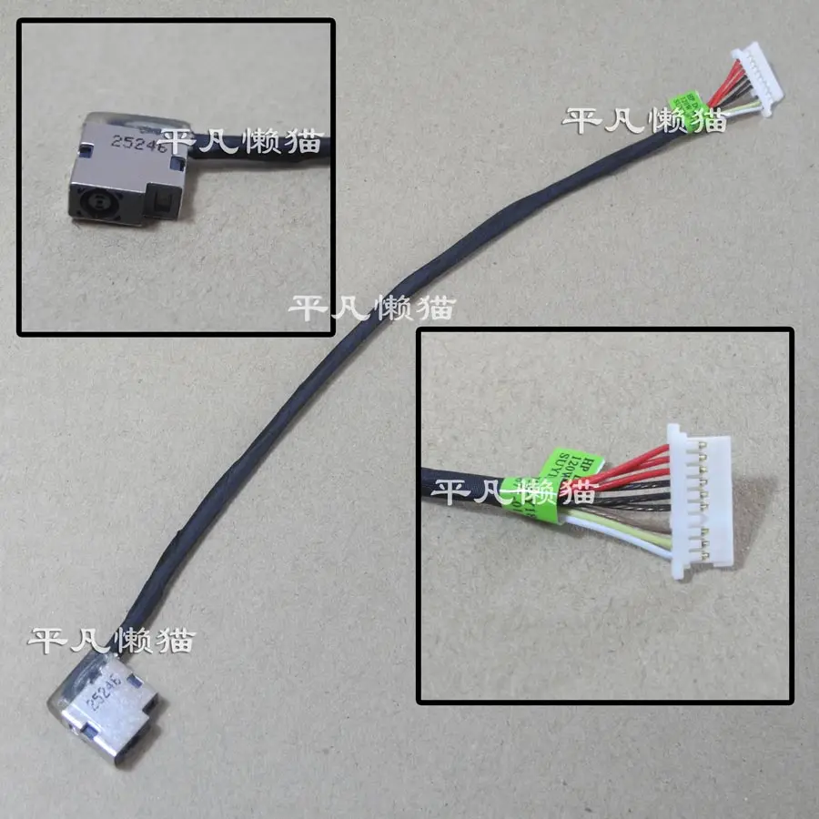 

DC Power Jack with cable For TPN-C121 799749-T17 laptop DC-IN Flex Cable