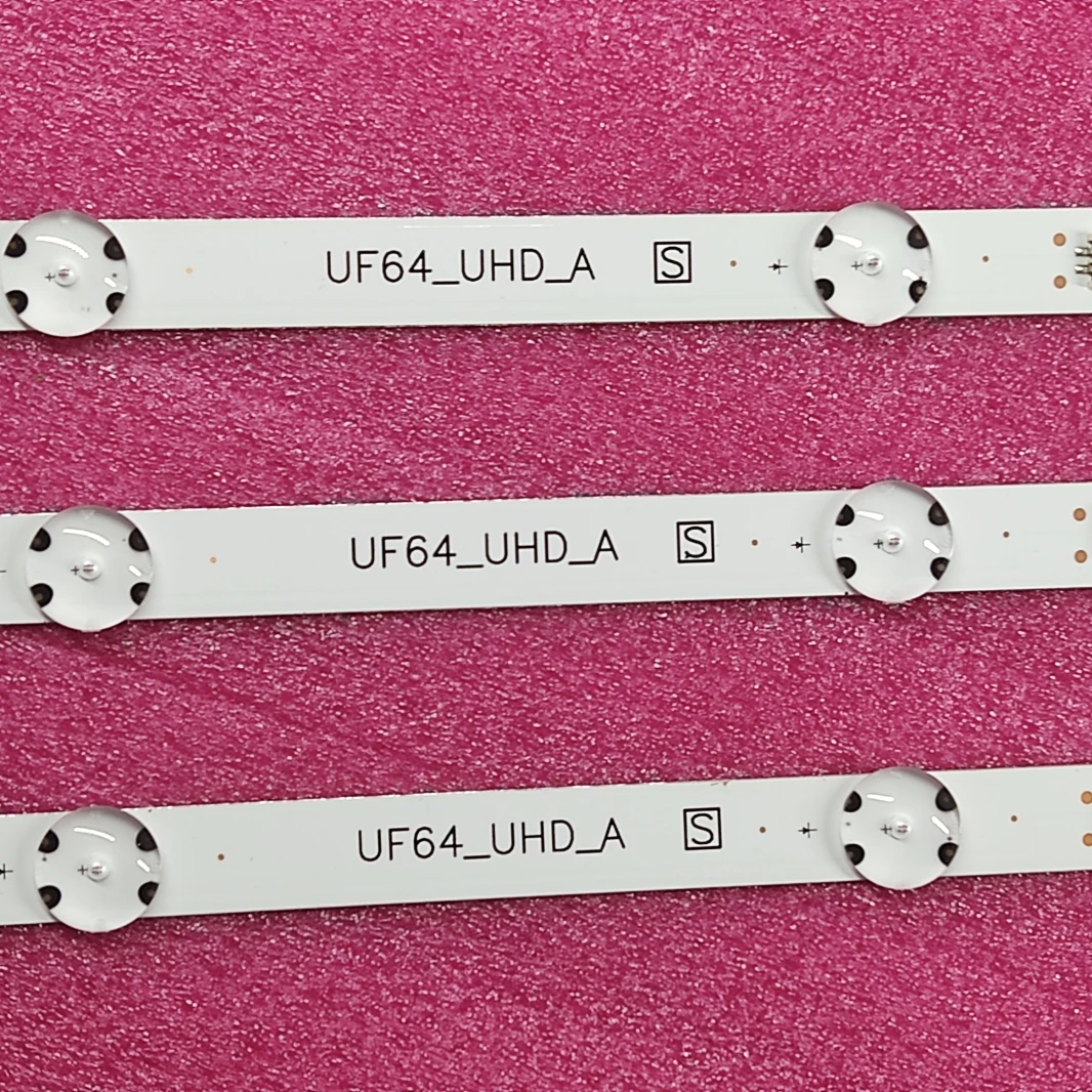 

3 PCS 8LED LED backlight strip for LG UF64_UHD_A HC430DGN-SLNX1 43UF6409 43UF6400 43UF640V 43UF6407 43UH610V 43UH619V 43UH610V
