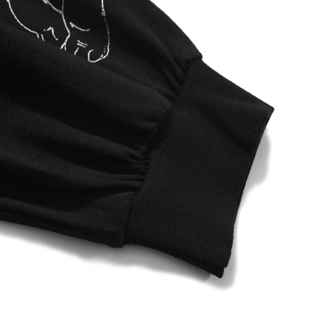 

Hip Hop 2021 Men T-Shirt Streetwear Gradient Monster Print Oversize T Shirt Harajuku Cotton Tshirt Spring Long Sleeve Tops Tees