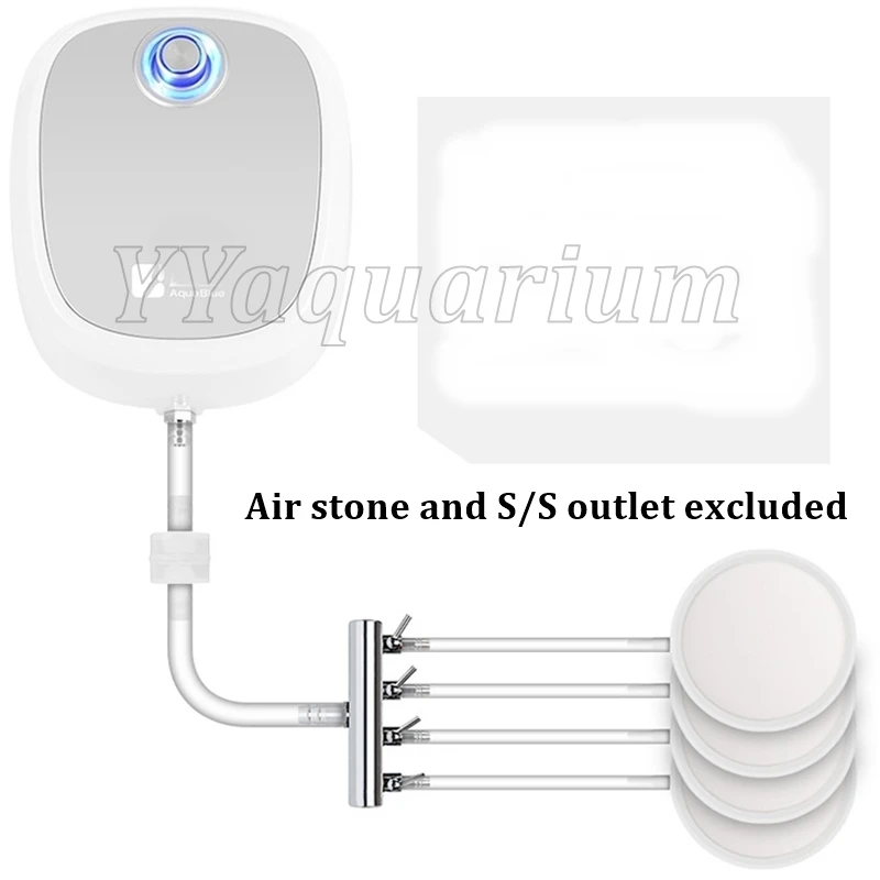 Сверхмощный воздушный насос для аквариума бесшумный аквариумный компрессор с