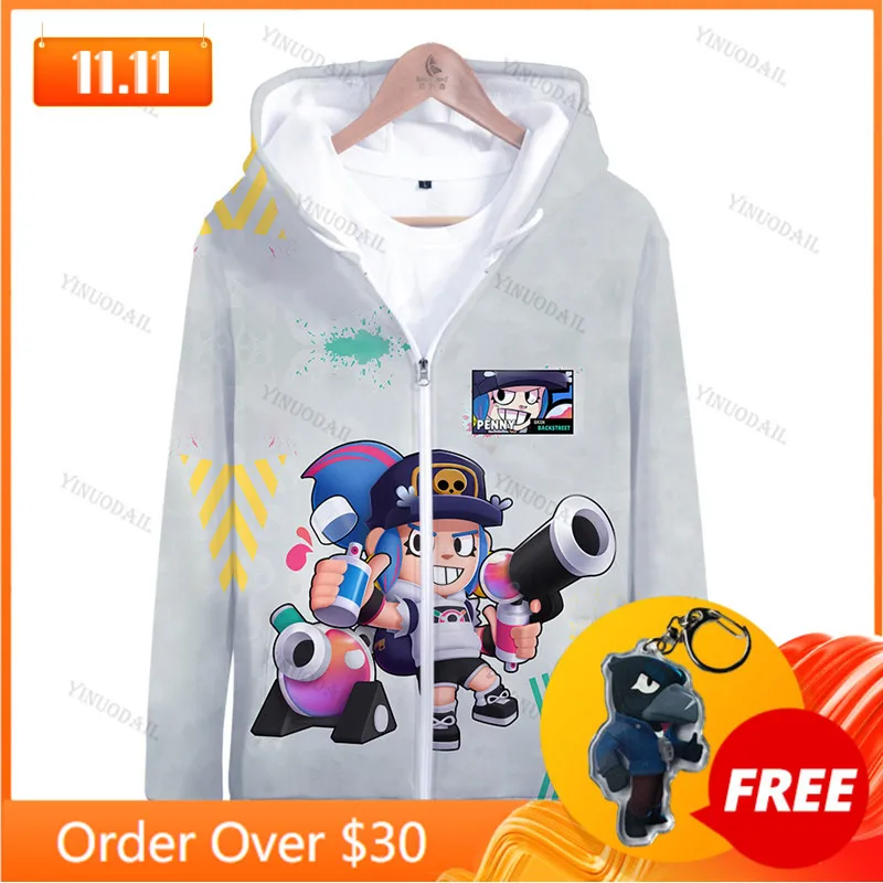 

Anime Game Hoodie Birthday Gift Battles Men and Women 3D Thin Hoodie Kids Game Hip Hop Streetwear Sweatshirt