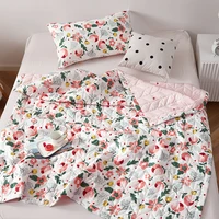 summer aircondition quilt home textiles suitable for children kids adult printing blanket quilts pillowcase comforter bedding s