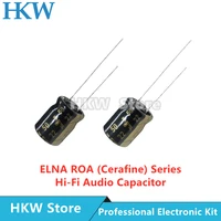 10pcslot 22uf 50v 10x12 5mm elna roa cerafine series hifi audio capacitor 22uf50v 1012 5mm new and original 50v22uf