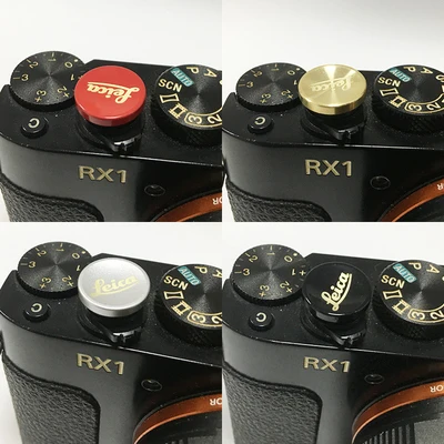 Вогнутая поверхность камеры из чистой меди мягкая кнопка спуска затвора для Leica M6