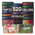 Профессиональный Жесткий карандаш 520260 Цветов, набор масляных цветных карандашей, цветной портативный Карандаш для эскизов