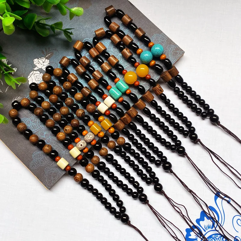 

Женский чехол для телефона с деревянной цепочкой