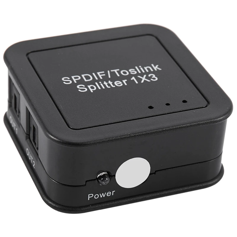 1x3 Цифровой оптический Spdif Toslink o Splitter Switcher с дистанционным управлением цифровой