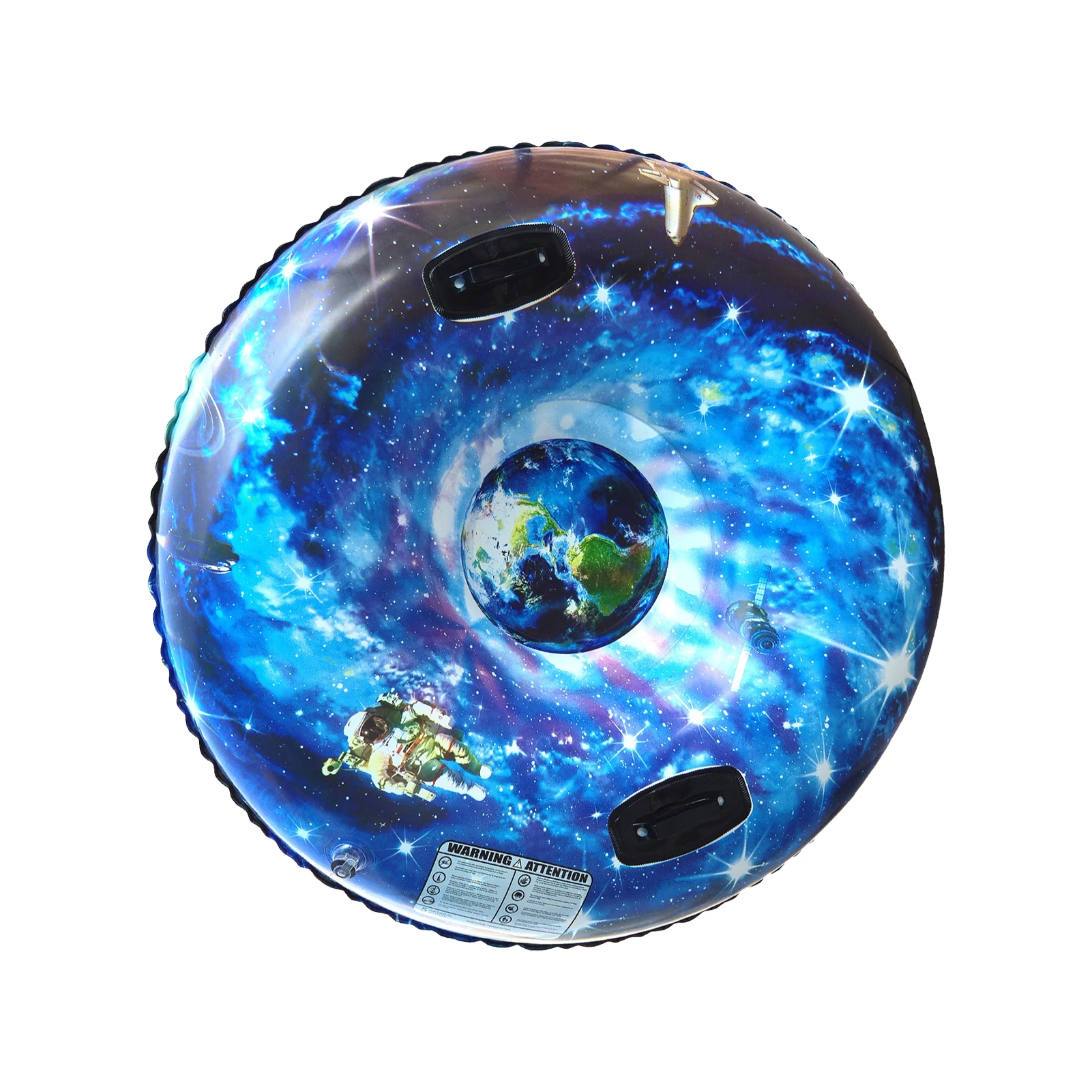 

Anti Scratch Winter Skiing Portable Inflatable Snow Tube With Handles Beginners Outdoor Entertainment Sledding Freeze Resistant