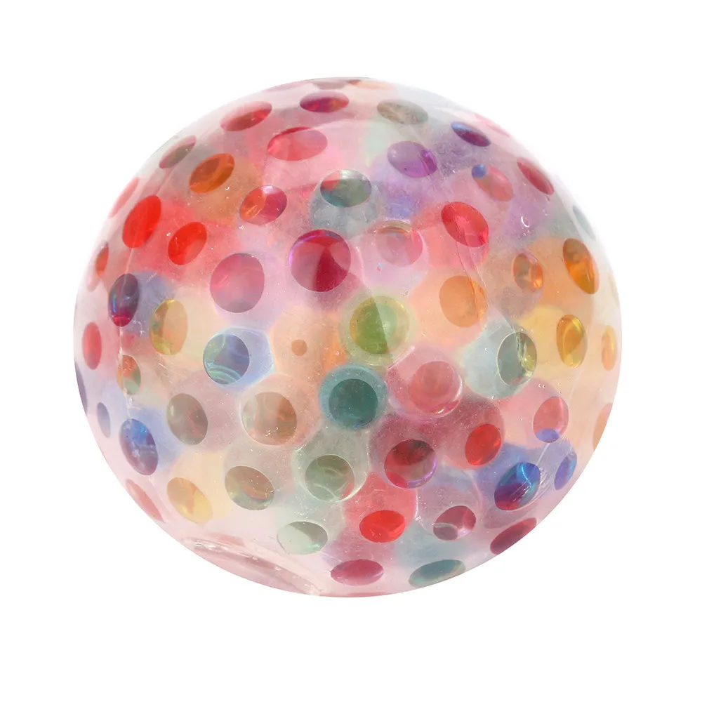 

Spongy Rainbow Ball Toy Squeezable Stress Toy Stress Relief Ball For Fun 5ml Strange New Outdoor Toys Children Toys Juguete 2021