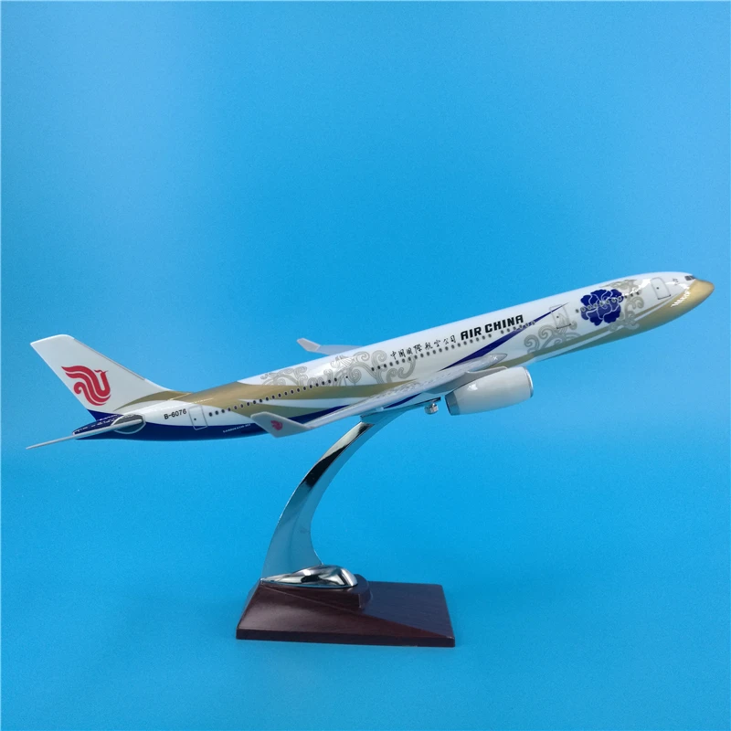 40 см 1:172 модель самолета аэробуса A330 авиакомпании China international airlines с базовым
