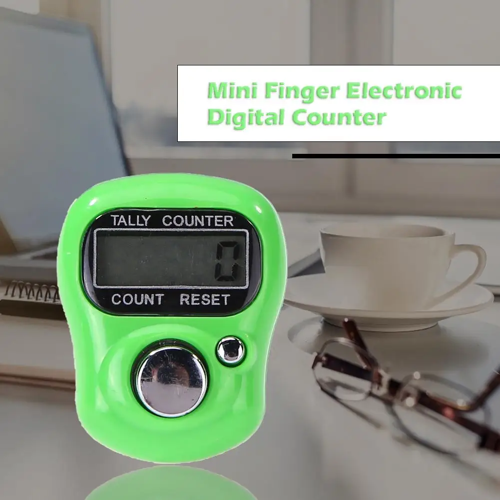 1Pcs Portable Electronic Digital Counter Mini LCD Hand Held Finger Ring Tally Stitch For Sewing Knitting Weave Tool | Инструменты